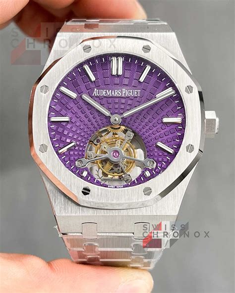 audemars piguet purple watch|pre owned audemars.